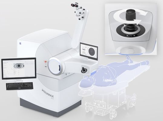 ZEISS VISUMAX 800 High-Frequency Femtosecond Laser Fast Cut Speed and Short Suction Time