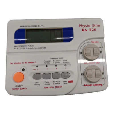 KA-F25 Physio Stim Massager 4-Channel TENS/EMS Unit with 6 Modes for Muscle Pain and Recovery