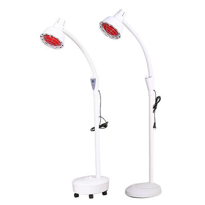 Adjustable IR Heat Therapy Lamp with Digital Timer Stepless Dimming and Instant Heat for Targeted Pain Relief