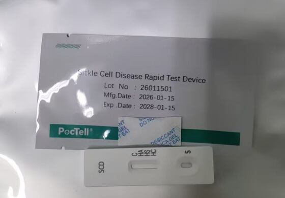 Sickle Cell Disease Rapid Test, Simultaneous HA/HS/HC Detection for Phenotype Identification