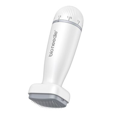 Adjustable Microneedle Roller (0-2.0mm) 120 Medical Stainless Steel Needles for Hair and Skin