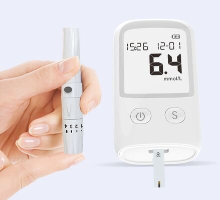 No Coding Blood Glucose Meter 0.6μL Sample and Results in 5 Seconds Easy for Seniors