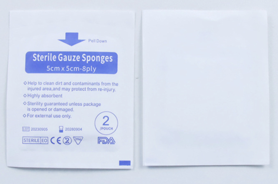 Dressing Wound Care Supplies Gauze Swab 10cmx10cm Sterile 5cmx5cm 7.5cmx7.5cm