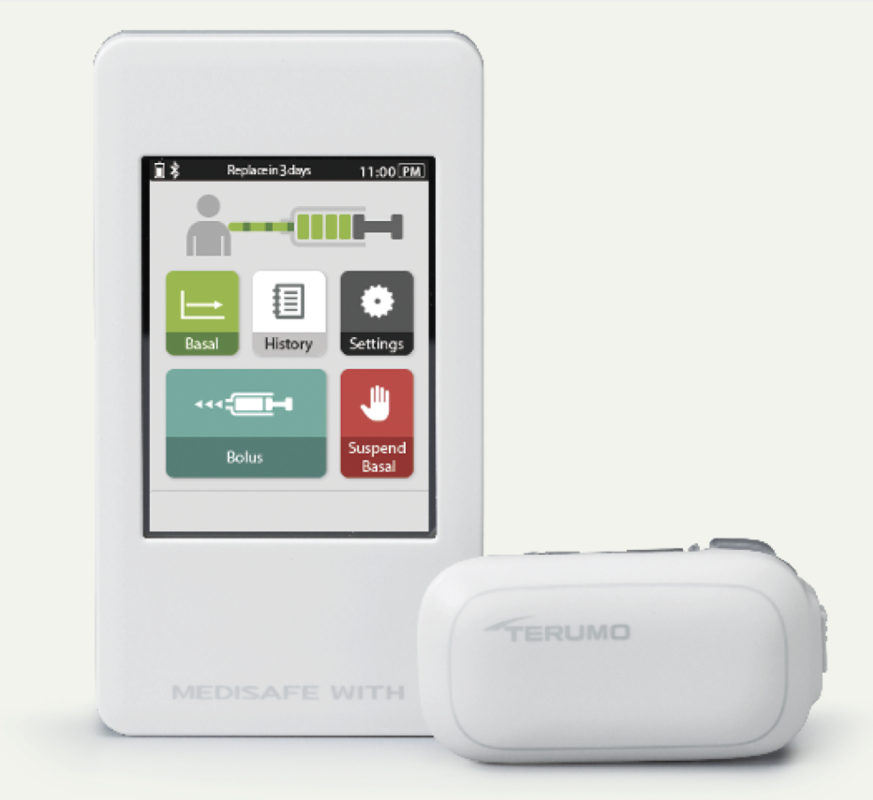 Control Patch Remote Terumo Medisafe WITH Insulin Patch Pump Detachable with Remote Control ...