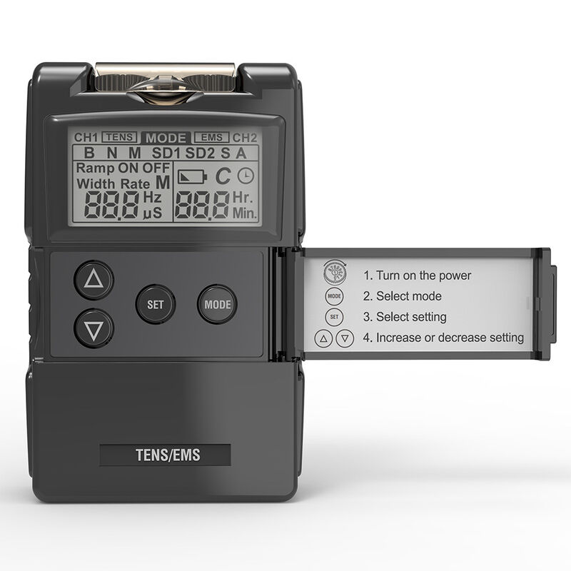 Dual-Channel TENS EMS Muscle Stimulator for Pain Relief