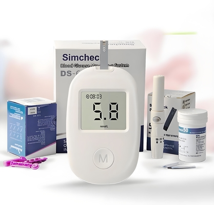 Fast 7s Blood Glucose Meter Glucometer Monitor With LCD Display And Auto Coding