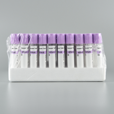 EDTA K2 K3 Glass Vacutainer Blood Collection BD ACD Tubes For Hematology Tests