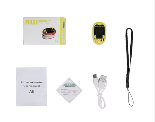 SpO2 Home Medical Device Portable Pulse Oximeter For Children 30-250bpm