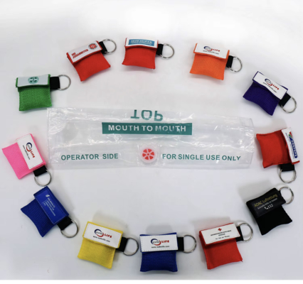 CPR Artificial Respiration Membrane Emergency Rescue Bag 20x30cm