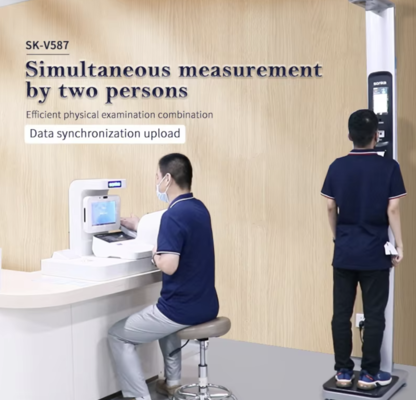Hospitals Medical Diagnostic Equipment Body Composition Analyzer 10.1inch Touchscreen