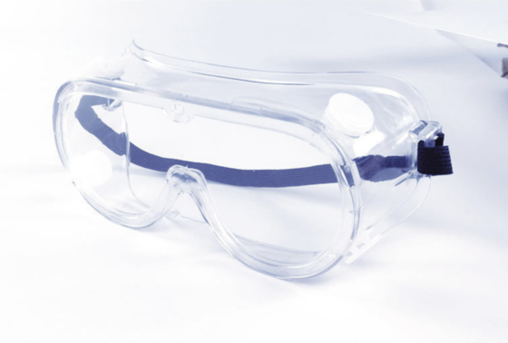 OEM Ventilation Medical Protective Supplies Goggles PPE Anti Fog Elastic Strap