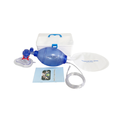 2 Way Valve Manual Resuscitator Bag Ventilator For CPR Adult Child Infant