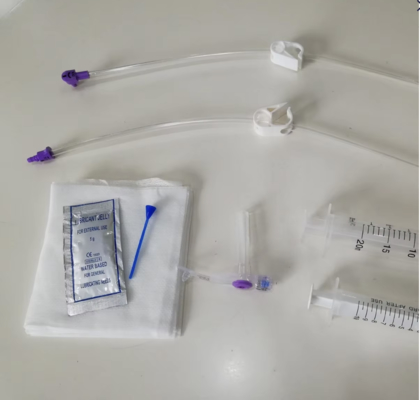 Sterilized Hospital Surgery Consumables Balloon G Tube 12FR-24FR