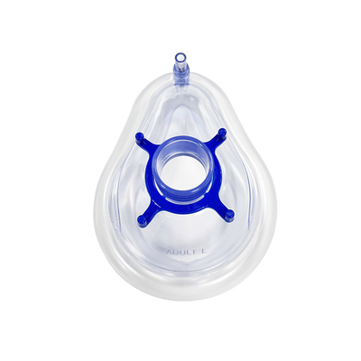 Disposable Medical Surgery Consumables PVC Anesthesia Masks Lightweight