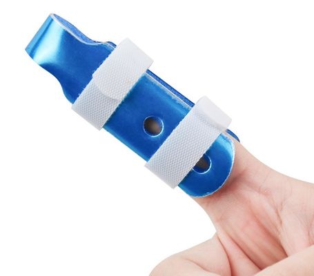 Aluminum Finger Splint Adjustable Support for Fractures Sprains Mallet Finger