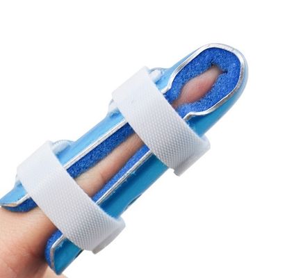 Aluminum Finger Splint Adjustable Support for Fractures Sprains Mallet Finger