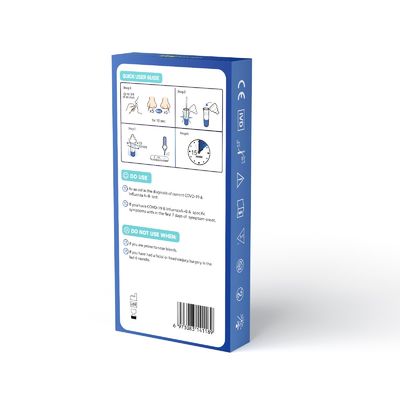 Respiratory Infection Antigen Combo Test Kit with 98% Accuracy and 8 Mins Test Time Using Colloidal Gold Method