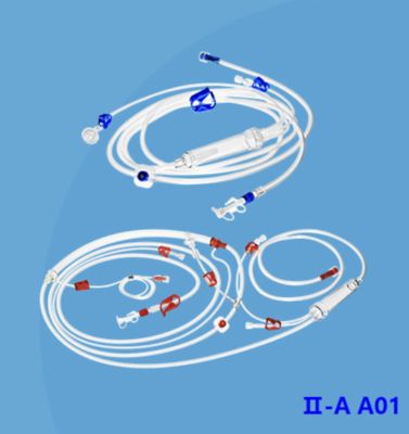 ​Well Lead Disposable AV Blood Line Set with Waste Bag & Vented Spike for Safe Hemodialysis