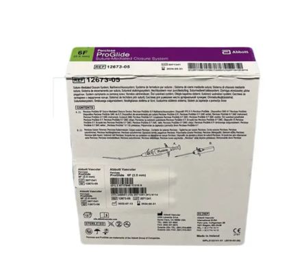 Abbott Vascular Suture Device - Single Use, Rapid Hemostasis (USA)