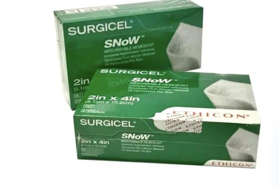 Surgicel SNoW™ Absorbable Hemostat - Non-Woven, Oxidized Regenerated Cellulose
