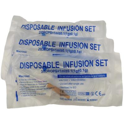 Disposable Infusion Set DEHP-Free PVC EO Sterilized Medical Grade PVC