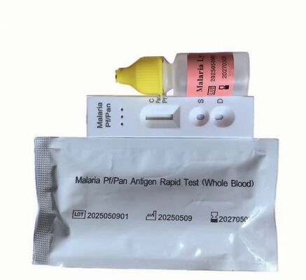 Malaria Pf/Pan Rapid Test Cassette Detects Falciparum in 15 Minutes Whole Blood