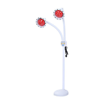 Adjustable IR Heat Therapy Lamp with Digital Timer Stepless Dimming and Instant Heat for Targeted Pain Relief