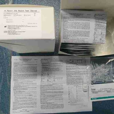 H. Pylori Rapid Test Kit with Colloidal Gold Method for Dual Detection of Antigen and Antibody in 10-20 Minutes