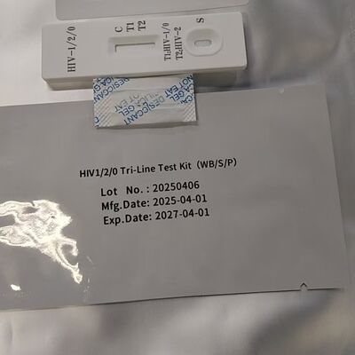 HIV-1/HIV-2/HIV-O Rapid Test Cassette for Specific Identification of Types 1 2 and O