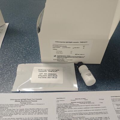 Chikungunya Virus Rapid Test Cassette Colloidal Gold for IgM/IgG Antibody Detection