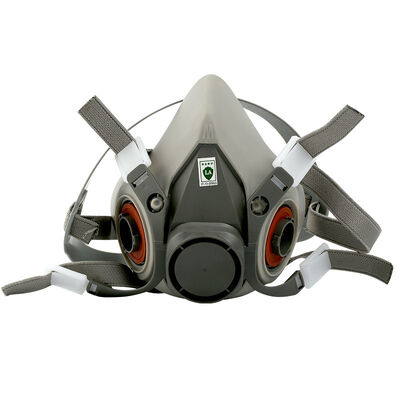 Industrial Half Face Respirator with TPE Seal Dual Cartridges for Dust and Organic Vapor Protection