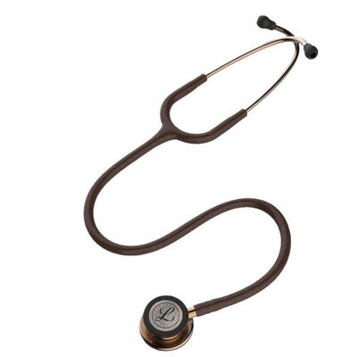 3M Littmann Classic III Monitoring Stethoscope Black-Finish Chest-piece stem and headset 27 inch 5868 Burgundy Tube