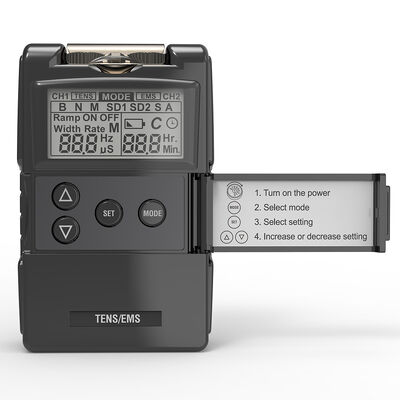 Channel TENS plus EMS Muscle Stimulator 12 Modes and 8 Levels for Pain Relief