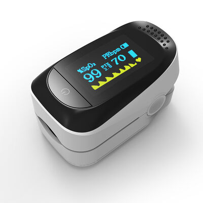 Finger Pulse Oximeter with OLED Auto-Rotate Screen, Accurate SpO₂ & Heart Rate Monitor