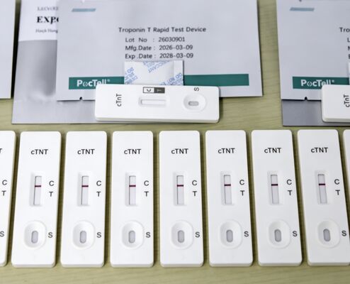 Cardiac Troponin T Rapid Test Device, Whole Blood/Serum/Plasma Compatibility