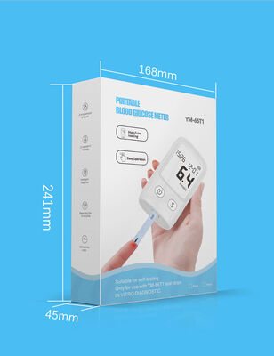 No Coding Blood Glucose Meter 0.6μL Sample and Results in 5 Seconds Easy for Seniors