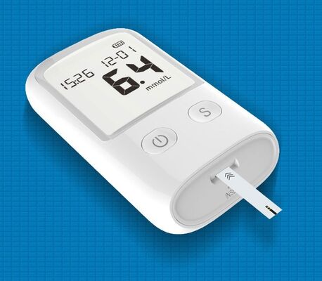 No Coding Blood Glucose Meter 0.6μL Sample and Results in 5 Seconds Easy for Seniors